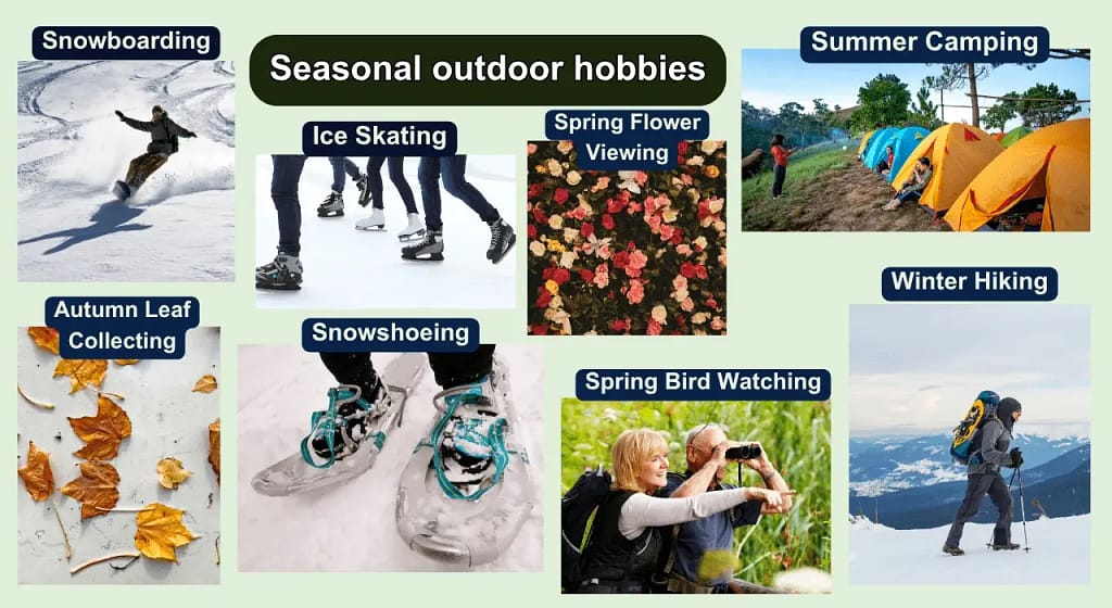 Seasonal outdoor hobbies