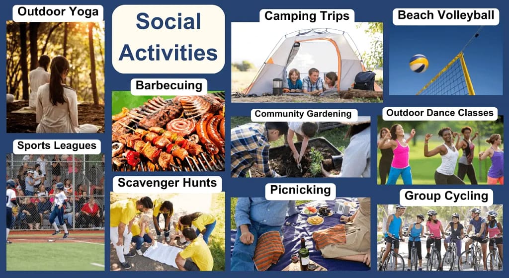 Social Outdoor hobbies